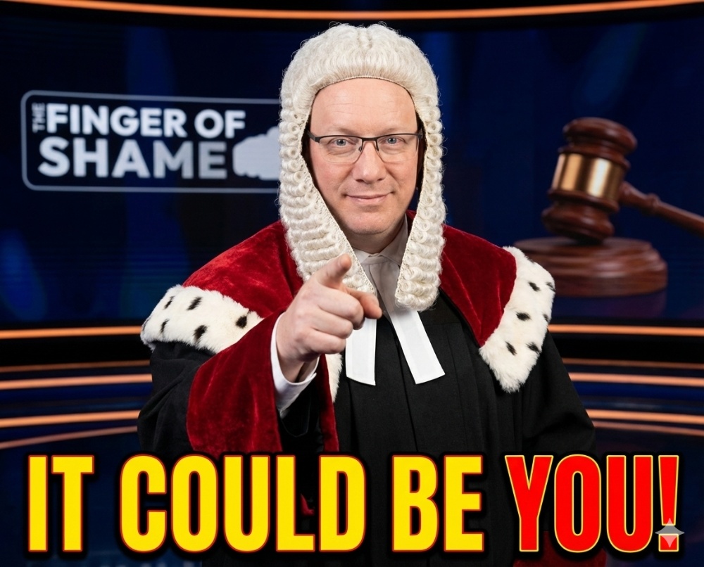 The Finger of Shame - It Could Be You!